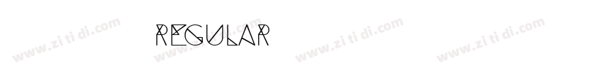 金字社得正体 Regular字体转换